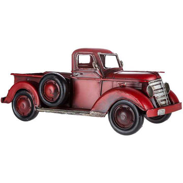 Red Metal Truck Decor Perfect for displaying in your man cave, garage, office, shop, and more, - Artisticspacedecor